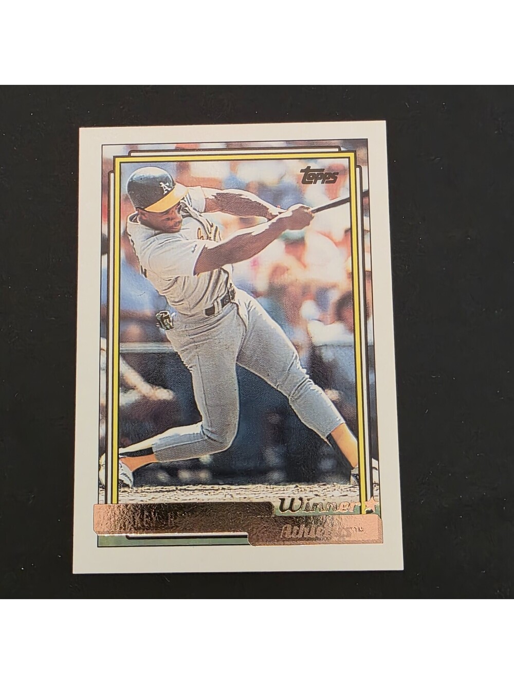 1992 Topps Topps Gold Winner #560 Rickey Henderson HOF